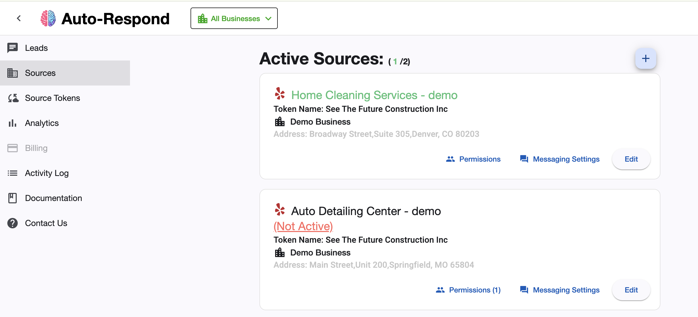 Yelp Auto Respond source page